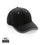   Impact AWARE™ Brushed rcotton 6 panel contrast cap 280gr, black