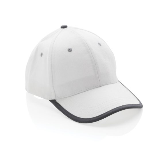 Impact AWARE™ Brushed rcotton 6 panel contrast cap 280gr, wh