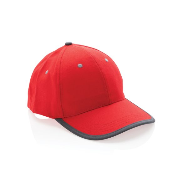 Impact AWARE™ Brushed rcotton 6 panel contrast cap 280gr, re