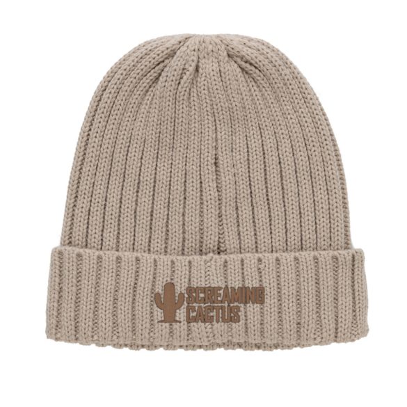 Kennedi AWARE™ Polylana® beanie with large rib, desert