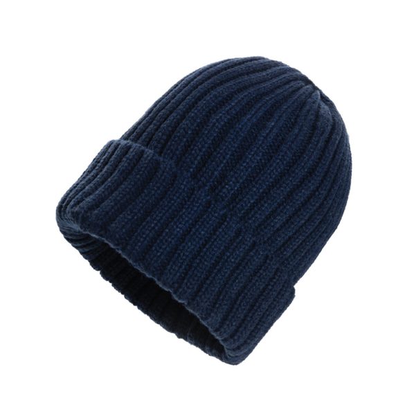 Kennedi AWARE™ Polylana® beanie with large rib, navy