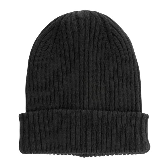 Impact AWARE™  Polylana® double knitted beanie, black