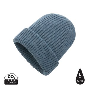 Impact AWARE™  Polylana® double knitted beanie, blue