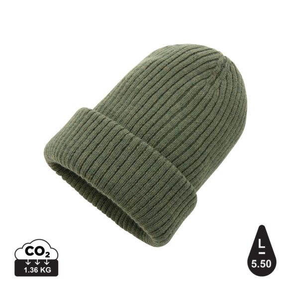 Impact AWARE™  Polylana® double knitted beanie, green