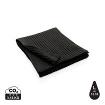 Impact AWARE™ Polylana® knitted scarf 180 x 25cm, black