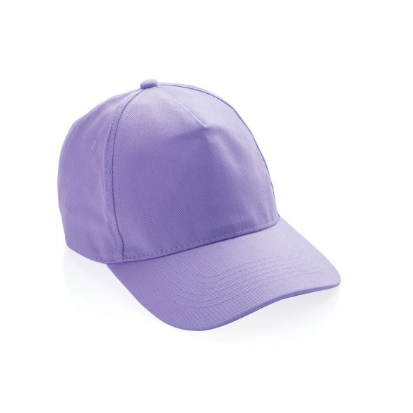 Impact 5panel 280gr Recycled cotton cap with AWARE™ tracer, lavender