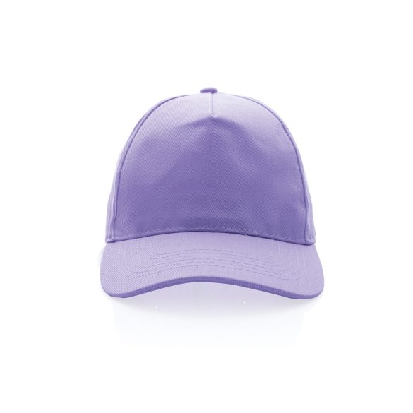 Impact 5panel 280gr Recycled cotton cap with AWARE™ tracer, lavender