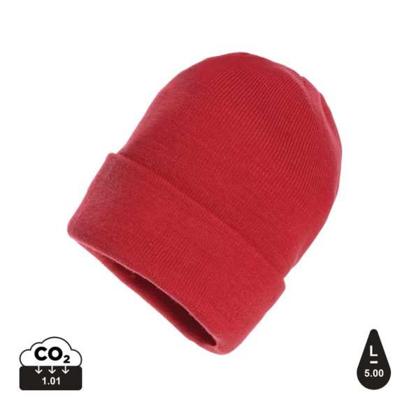 Impact Polylana® beanie with AWARE™ tracer, red