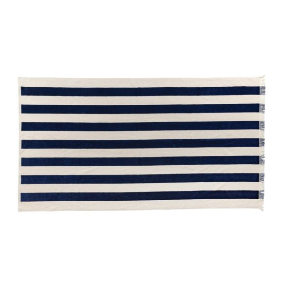 Ukiyo Yukari AWARE™ XL deluxe beach towel 100x180cm, navy