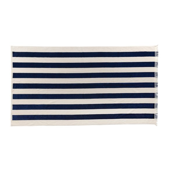 Ukiyo Yukari AWARE™ XL deluxe beach towel 100x180cm, navy