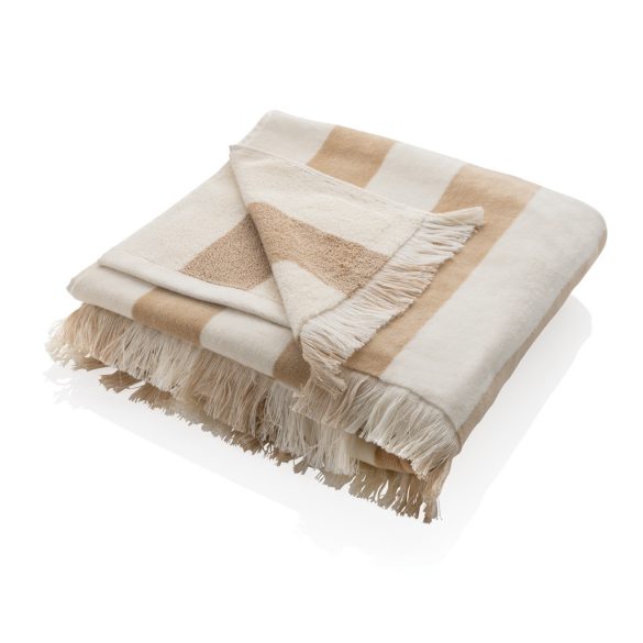 Ukiyo Yukari AWARE™ XL deluxe beach towel 100x180cm, brown