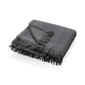 Ukiyo Keiko AWARE™ solid hammam towel 100x180cm, anthracite