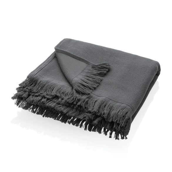 Ukiyo Keiko AWARE™ solid hammam towel 100x180cm, anthracite