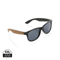 GRS recycled PC plastic sunglasses with FSC® cork, black