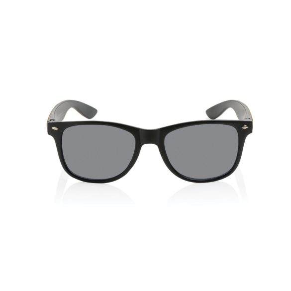 GRS recycled PC plastic sunglasses with FSC® cork, black