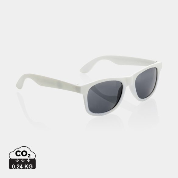 RCS recycled PP plastic sunglasses, white