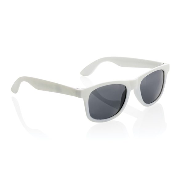 RCS recycled PP plastic sunglasses, white