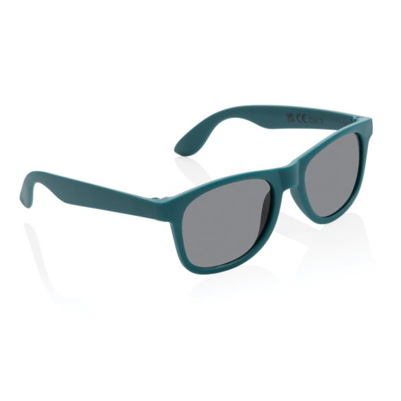 GRS recycled PP plastic sunglasses, turquoise