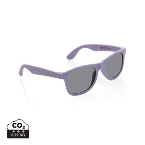 GRS recycled PP plastic sunglasses, purple