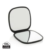 Reflecta RCS recycled plastic make-up mirror, black