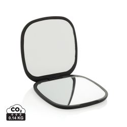 Reflecta RCS recycled plastic make-up mirror, black