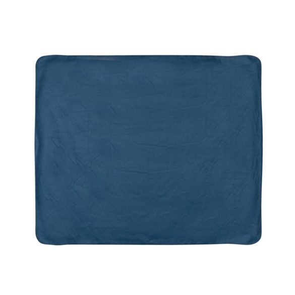 Fleece blanket in pouch, navy