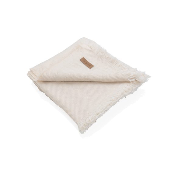 Ukiyo Aware™ Polylana® woven blanket 130x150cm, off white
