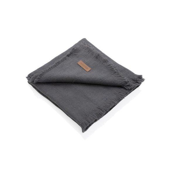 Ukiyo Aware™ Polylana® woven blanket 130x150cm, grey