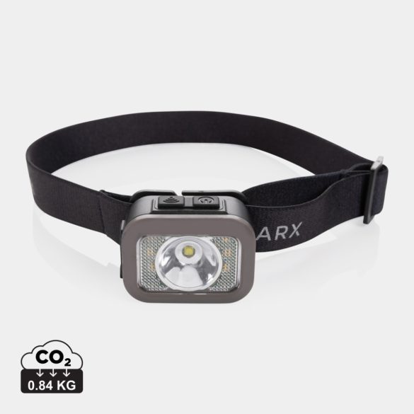 Gear X RCS rPlastic heavy duty head torch, black