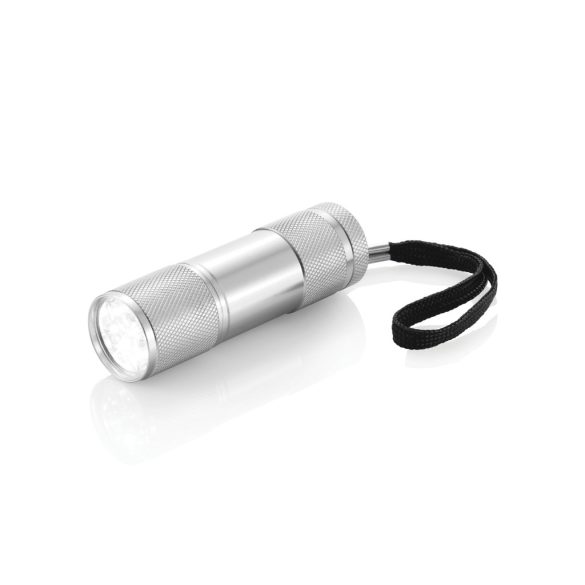 Quattro aluminium torch, silver