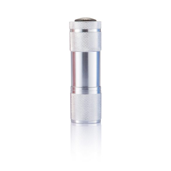 Quattro aluminium torch, silver