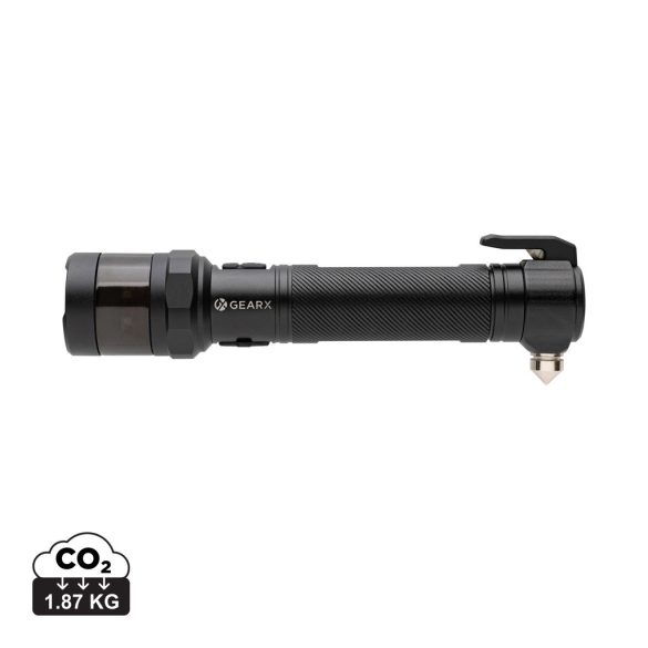 Gear X RCS recycled aluminium high performance car torch, black