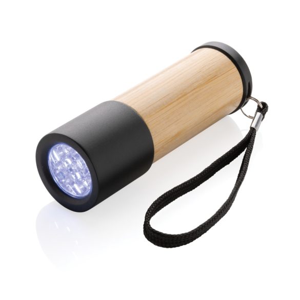 Bamboo and RCS certfied recycled plastic torch, brown