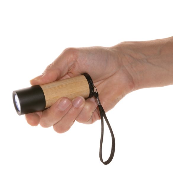 Bamboo and RCS certfied recycled plastic torch, brown