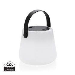   SolarGlow RCS recycled ABS USB-rechargeable outdoor light, white