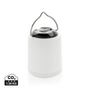   Limio RCS recycled plastic portable re-chargeable table lamp, white