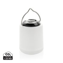   Limio RCS recycled plastic portable re-chargeable table lamp, white