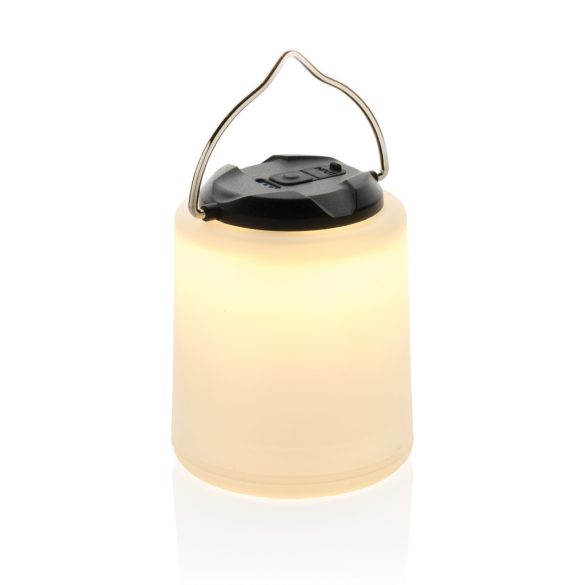 Limio RCS recycled plastic portable re-chargeable table lamp, white