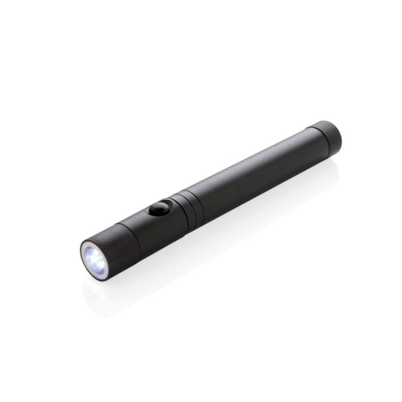 Telescopic light with magnet, black
