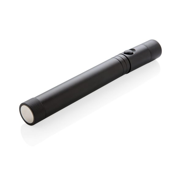 Telescopic light with magnet, black