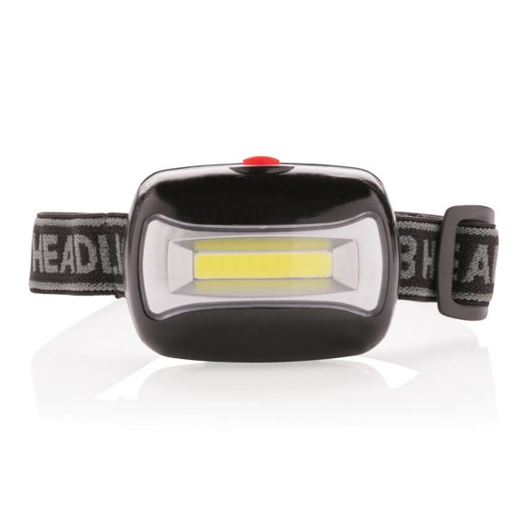 COB head torch, black