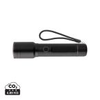   RCS recycled aluminium USB-rechargeable heavy duty torch, black