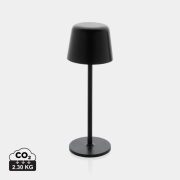   Zenic RCS recycled plastic USB re-chargable table lamp, black