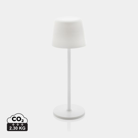 Zenic RCS recycled plastic USB re-chargable table lamp, white