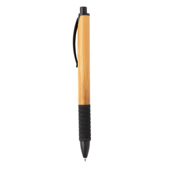 Bamboo & wheatstraw pen, black