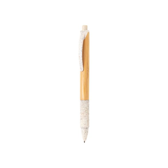 Bamboo & wheat straw pen, white