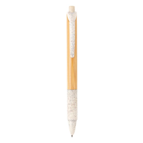 Bamboo & wheat straw pen, white