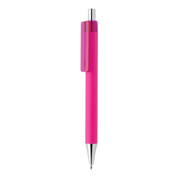 X8 RCS certified R-ABS smooth touch pen, pink