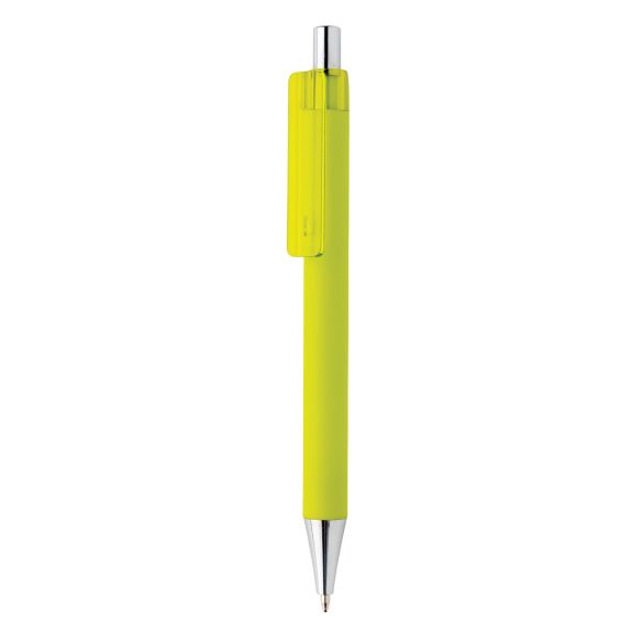 X8 RCS certified R-ABS smooth touch pen, lime