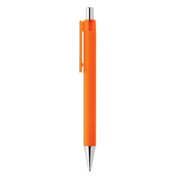 X8 RCS certified R-ABS smooth touch pen, orange